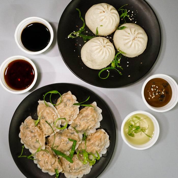 5 Person Vegan Dumplings Snack Menu