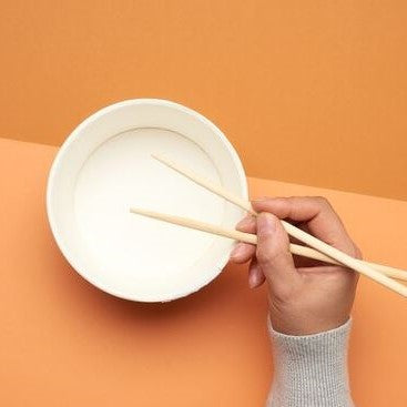 Wooden Chopsticks & Paper Bowl (1 person)