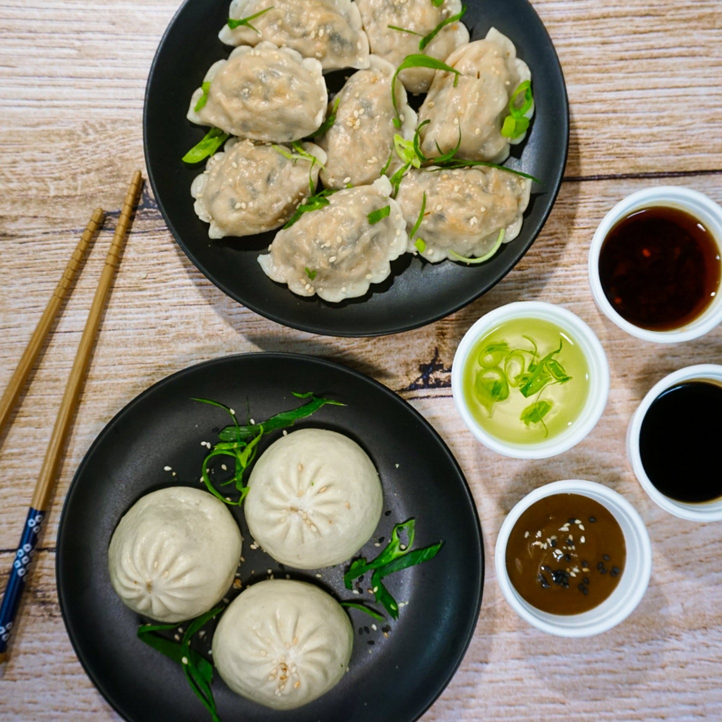 10 Person Vegan Dumplings Snack Menu