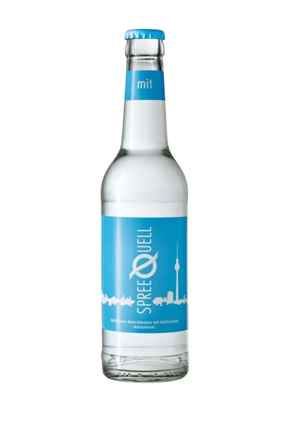 Berliner Spreequell Classic mit Kohlensäure - 0,33l Flasche